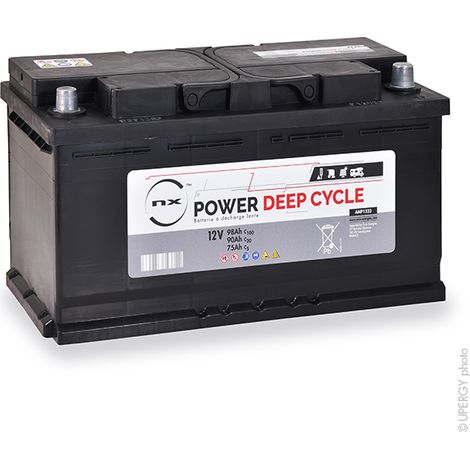 NX - Batterie traction NX Power Deep Cycle 12V 90Ah Auto