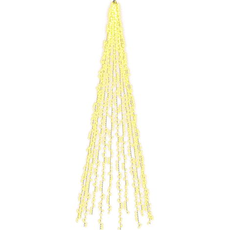 Christmas Tree Lights with 12 LEDs 1608 LEDs Warm White vidaXL (1/5)