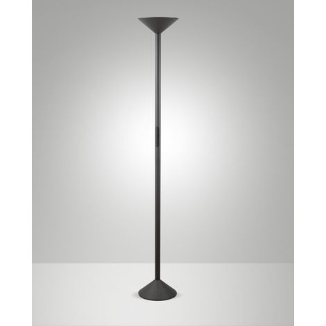 Lampada da terra Tratto LED 50W 4000lm CCT Antracite - Struttura in metallo e metacrilato, Dimmerabile al tocco, IP20, 175.5cm - Tratto Design
