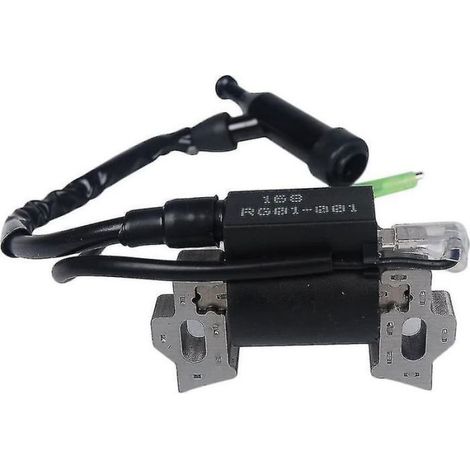 Bobine d'allumage avec bougie d'allumage pour Honda GX110 GX120 GX140 GX160 GX200 - 5,5 CV 6,5 CV - Moteur générateur tondeuse à (1/4)