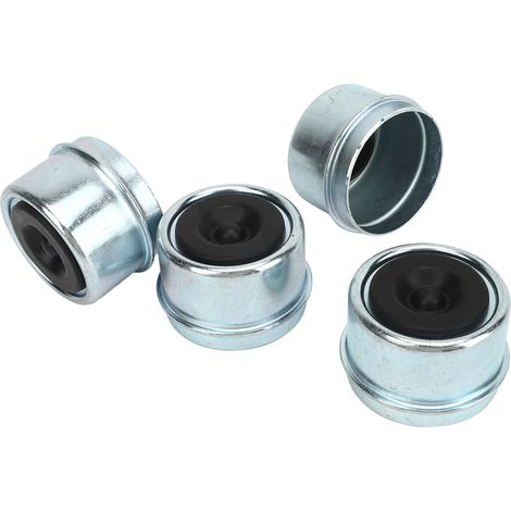 4 Moyeux de Roue Galvanisés pour Remorque Bateau, Camping-Car, Van - Bouchons Anti-Poussière Solides, Compatible 2000 à 3500 Lb (1/5)