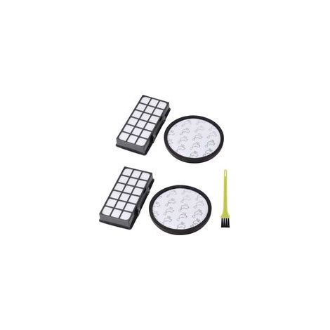 Kit di 2 filtri X-TREM POWER CYCLONIC compatibili (280327-51687) (ZR006001) per aspirapolvere (2 pezzi di filtri con spazzola di pulizia) (1/5)