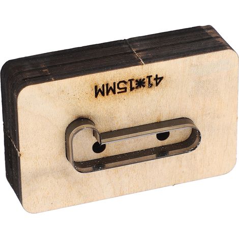 Matrice de découpe en forme de chiffre 1, 41 x 15 mm (1/5)
