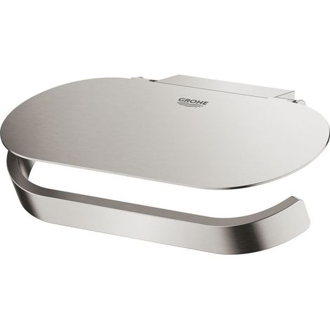 WC-Papierhalter Selection 41069 mit Deckel supersteel (1/5)