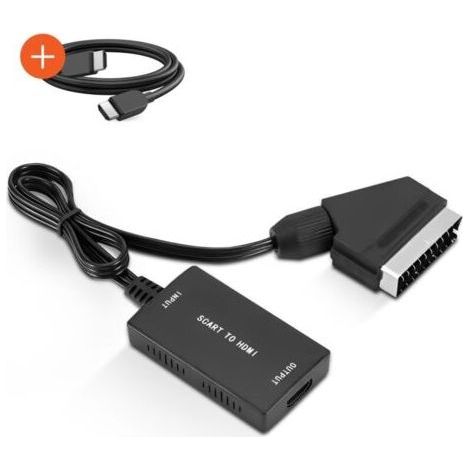 HDMI to SCART Converter - Switch for HDMI Adapter - TV Splitter - Ook for Smart TV - (1/5)