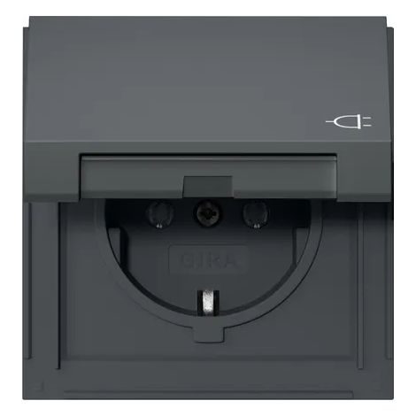 Gira Presa SCHUKO KD Gira TX44 Antracite [445467], 4454 67