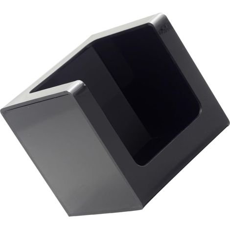Caja de pañuelos decorativa negra para coche, dispensador de pañuelos creativo y práctico.