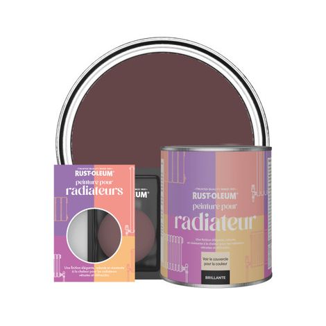 Peinture pour Radiateur, Finition Brillante - Mûre (1/2)