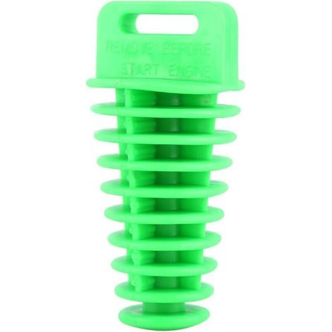 Bouchon de silencieux d'échappement, Moto Dirt Bike ATV Quad 2 Tuyau de silencieux 4 temps Échappement de silencieux Bung Wash Plug(vert) (1/3)