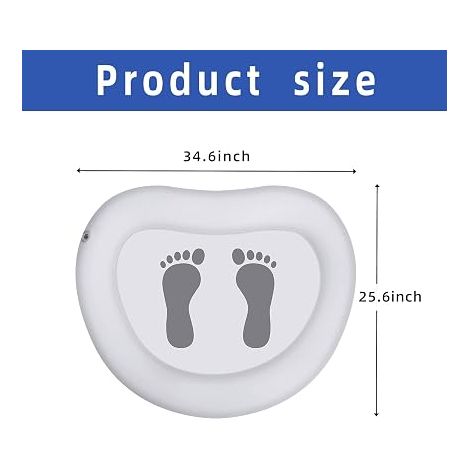 87 x 65 cm – Inflatable Foot Bath Tray for and Spa Pool (1/4)