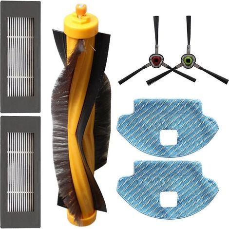 Seitenbürstenpad-Filter-Wischmopp-Set für iRobot Roomba Kombi-Staubsauger (1/4)
