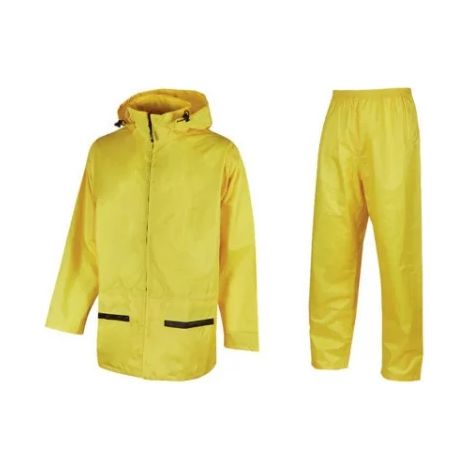 U-Power ST072YP Completo da lavoro antipioggia yellow pepita - S