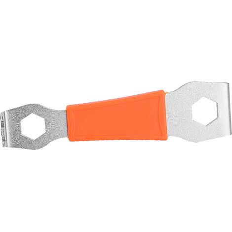 Clé à molette fixe pour boulon de chaîne de vélo en acier au carbone 9/10 mm, outil de réparation de vélo, clé à manivelle (1/5)