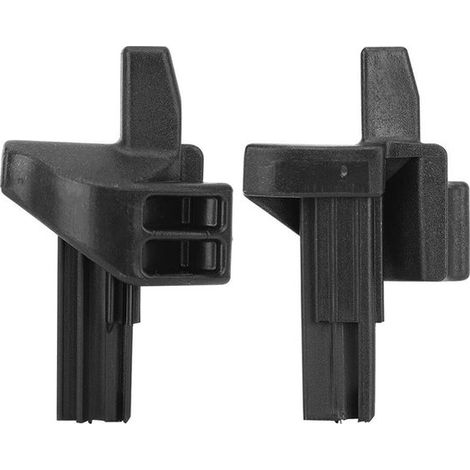 Clip per ripiano posteriore Dailygoody, accessorio per ripiano posteriore, resistente, nero, specifico per veicolo, compatibile con Classe A W169 e Classe B W245, 2 pezzi (1/5)
