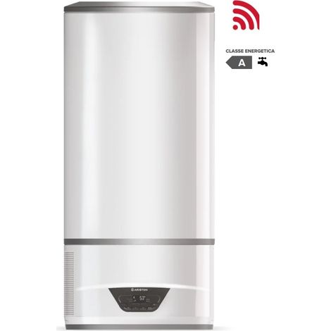 scaldabagno elettrico ad accumulo ariston lydos hybrid wifi 100 eu con tecnologia ibrida classe a (1/4)
