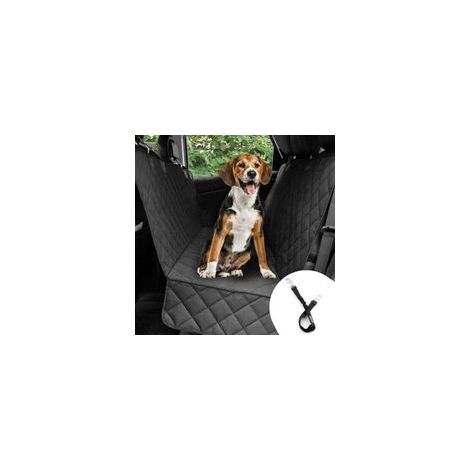 Housse de siège d'auto pour chien antidérapante – Imperméable en Oxford 600D – Dimensions 147 x 137 cm – Protection siège voiture (1/5)