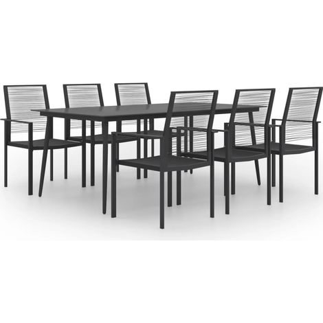 Set da pranzo da giardino per esterni da 7 pezzi 020013913
