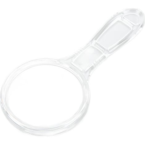 Mini loupe transparente, compacte, portable et durable, offrant une vision claire à porter en intérieur et en extérieur.