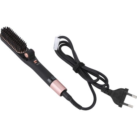 Brosse lisseur cheveux chauffe rapide 3 niveaux de température réglables 100-240V fiche UE (1/5)