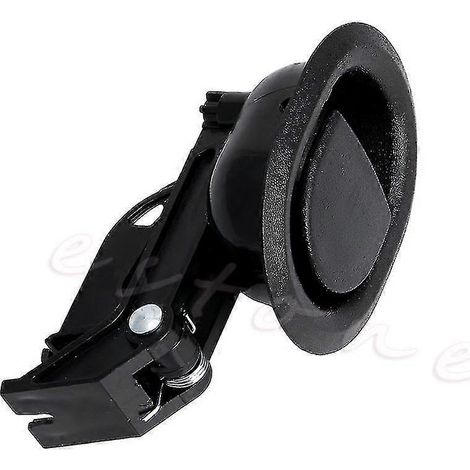 Poignée de déverrouillage ovale pour fauteuil inclinable, canapé et canapé, en plastique rigide noir, neuve. (1/2)