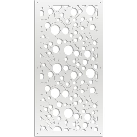 BAKTERIA- Pannello in PVC traforato - Parasole - Colore: bianco - Misura: 50x150 cm (1/3)