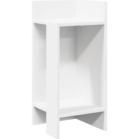 Maison Exclusive - Beistelltisch mit Ablage Weiß 25,5x27x60 cm