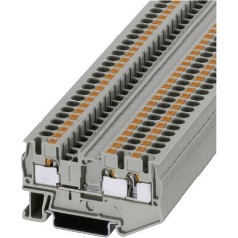 Phoenix Contact 3211771 Durchgangsklemme 6.2 mm Schnellanschluss  Grau 1 St.