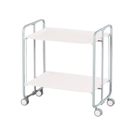 Carrito de te plegable gris/blanco (1/7)