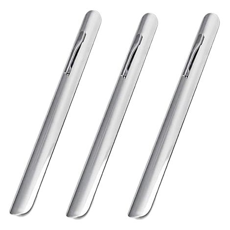 Ramasse Miettes de Table, 3 Pcs Ramasse-Miettes Manuel INOX Courbé Pratique Ramasse-Miettes de Restaurant pour Serveurs, Accessoires (1/4)