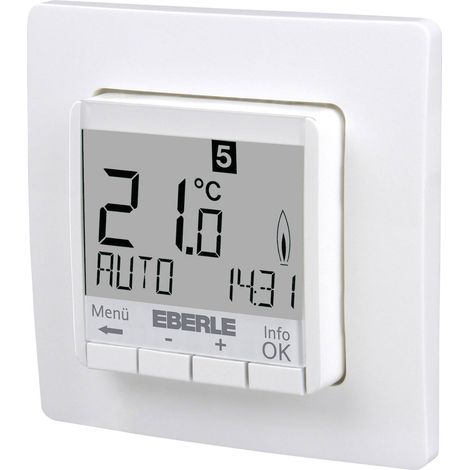 Eberle FIT 3R thermostat blanc régulation chauffage