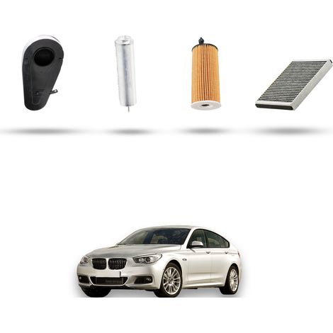 Kit tagliando 4 filtri compatibile con Bmw serie 5 GT (F07) 520d 120kw dal 2010 (1/5)