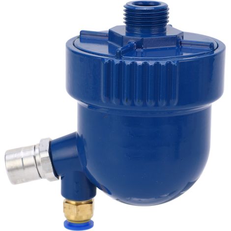 Séparateur d'eau filtre fin pour compresseur d'air, coque en alliage d'aluminium, économie d'énergie, raccord G1/2, évacuation 8mm (1/5)
