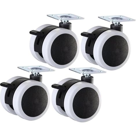 élégantes pour mobilier de bureau lot de 4 roulettes de (1/5)