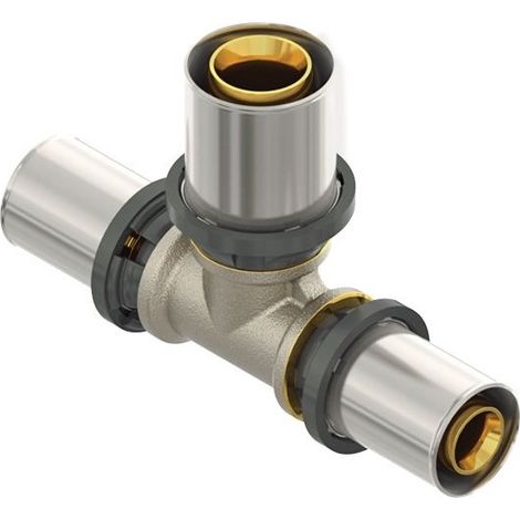 Té réduit EASYTEC LBP à sertir diamètre 26 x 16 x 26 mm - FINIMETAL