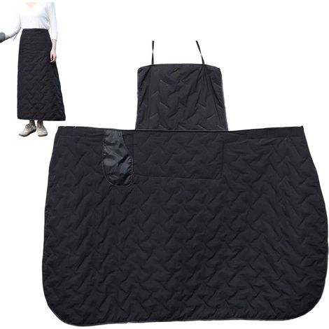 Couvre-jambes De Tablier Moto - Protecteur Jambe Scooter Chaud Imperméable Et Coupe-vent, Protecteur Pare-brise Genouillère Vélo Électrique, Pour La Pluie Froide, L'hiver, Boue, Par Temps Rigoureux (1/5)