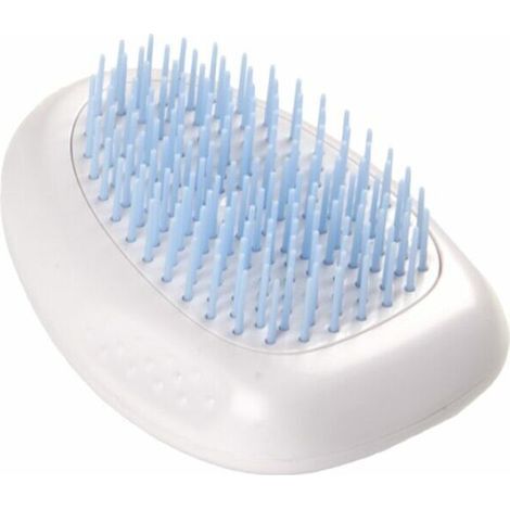 Cepillo para gatos, cepillo para perros, cepillo para perros, cepillo para gatos, cepillo para gatos de pelo largo, peine autolimpiante para el aseo de gatos y perros, con botón de limpieza. (1/5)