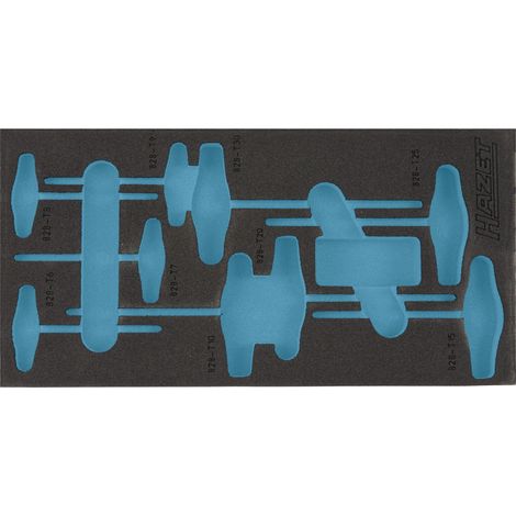 Garniture en mousse souple bimatière 163-182L ∙ L x l : 342 mm x 172 mm (1/2)
