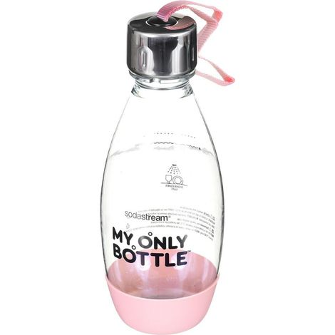 SodaStream My Only Bottle Pink - Bottiglia riutilizzabile da 0,5 l per fontanelle di soda (1/5)