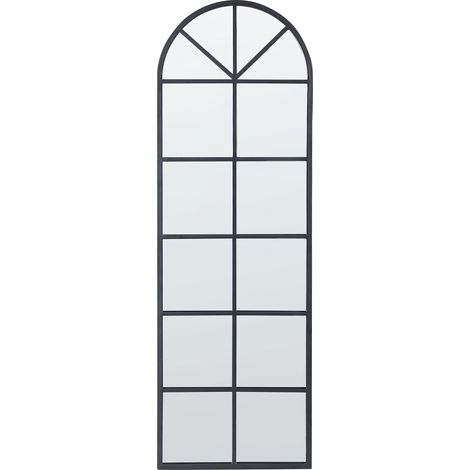 Wandspiegel BROUAGE 40 cm 120 cm Metall Schwarz (1/5)