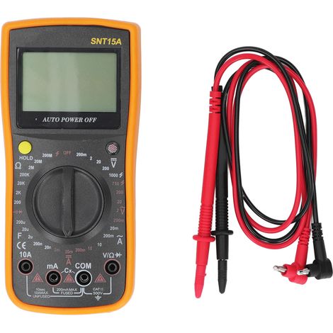 Multimètre numérique portable 1000V CC 700V CA testeur de tension courant fréquence pour travaux (1/5)