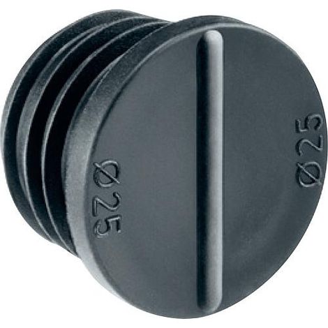 Bouchon étanche 25 mm pour gaine, paquet : 20 pces (1/4)