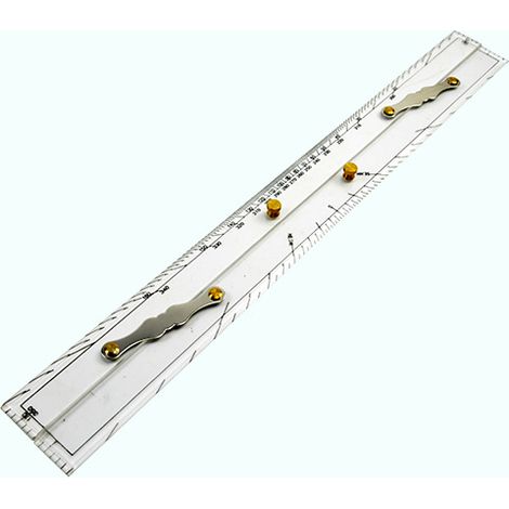 1 Piece Nautical Ruler Parallel Ruler Chart Parallel Ruler Point Mapping Shooting Parallel Ruler 600MM (1/5)