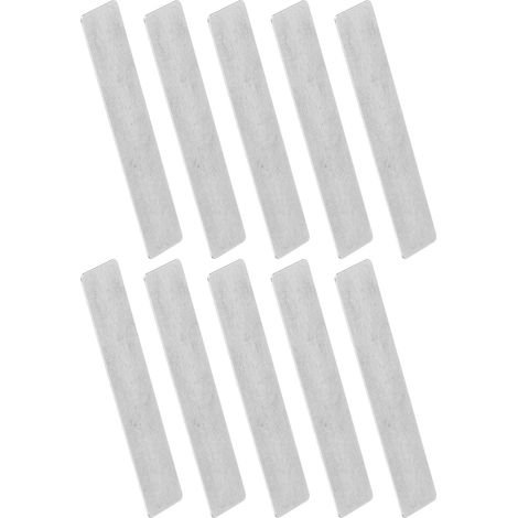 Lot de 10 plaques de soupape rectangulaires en fonte pour compresseur d'air, accessoires pour pompe de 51 mm (1/5)