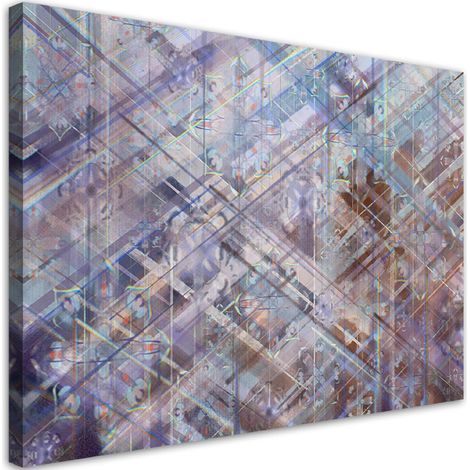 Tableau sur toile Formes géométriques abstraites 90x60 (1/5)