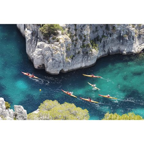 Tableau sur toile En-Vau 45x65 cm - Impression sur Toile Murale Décorative - Image imprimée en HD sur Toile - Toile sur Châssis en Bois FSC - Fabriqué en France (1/4)