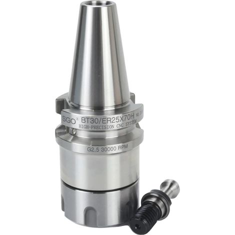 Portaherramientas de pinza, precisión de 0,001 mm, compatible con máquinas CNC, BT30-ER25 70L (1/2)
