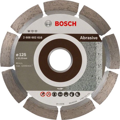 Bosch Disco de diamante Standard for Abrasive 125x22,23x1,6x10 mm 2608602616 (1/3)
