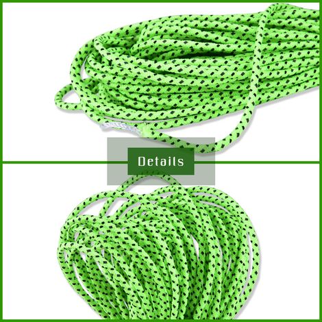 Corde de tension réfléchissante 20 mètres pour abri de jardin et bâche de protection