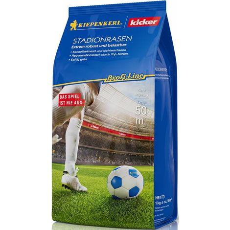 Kiepenkerl Kicker-Stadionrasen 1 kg Klotzbeutel Profi-Line (1/5)
