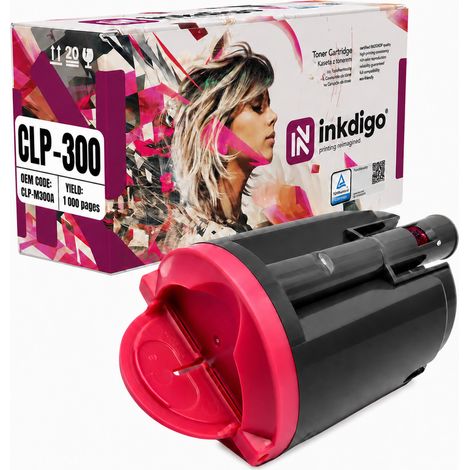 Toner Inkdigo CLP-M300 compatibile con Samsung CLP-300, CLX-2160, CLP-300N, certificato TÜV. (1/5)